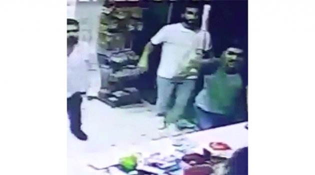 Akaryakıt istasyonunda av tüfekli kavga