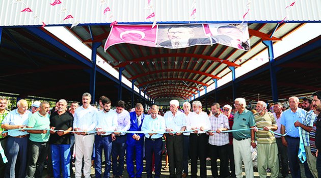 Akıncılar kapalı semt pazarı açıldı