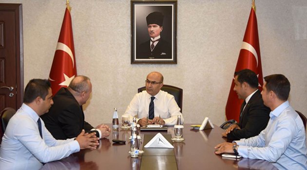 Aksagaz heyetinden Vali Demirtaş’a ziyaret