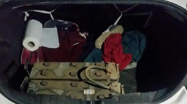 Akü hırsızları suçüstü yakalandı