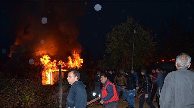 Aladağ halkını yangın korkusu sardı