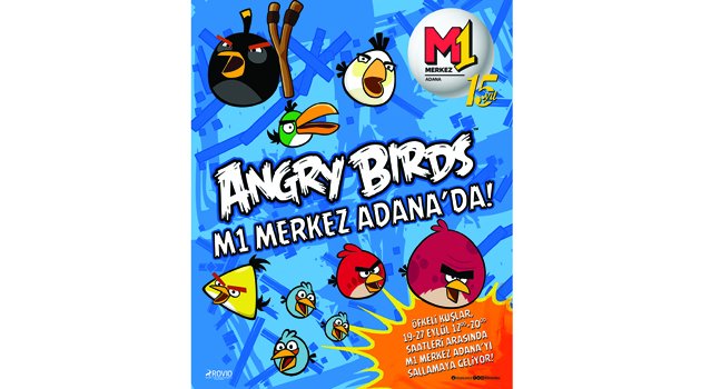 “Angry Birds” bayramda M1 Merkez Adana’da!