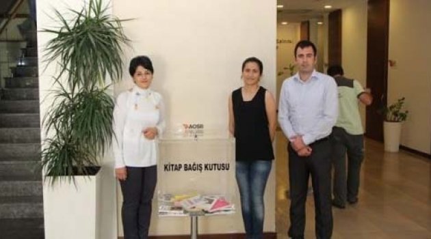 AOSB’den kitap bağış kampanyası