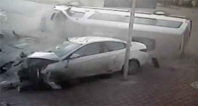 Aşırı hız kazaya neden Ooldu: 7 yaralı