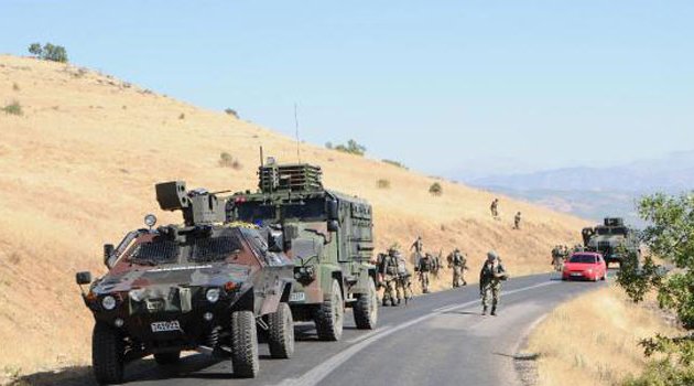 Askere bombalı saldırı düzenleyen PKK'lılara büyük operasyon