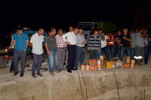 Aski Ekiplerinden Çatalan İsale Hattına Erken Onarım