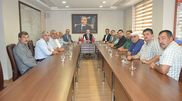 ASKİ Genel Müdürü Rahmi Pekar muhtarlar ile buluştu