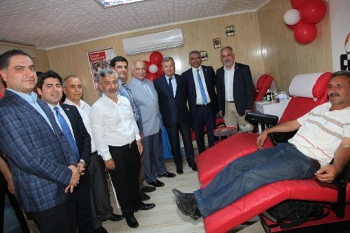 ATO tarafından İnönü parkı’nda yaptırılan kan bağış evi Kızılay’a teslim edildi