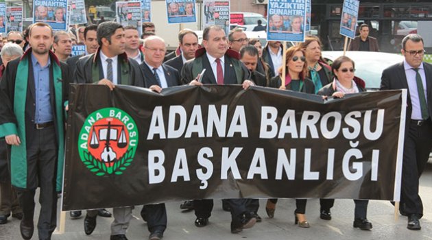 Avukatlar ‘Basına özgürlük’ için yürüdü