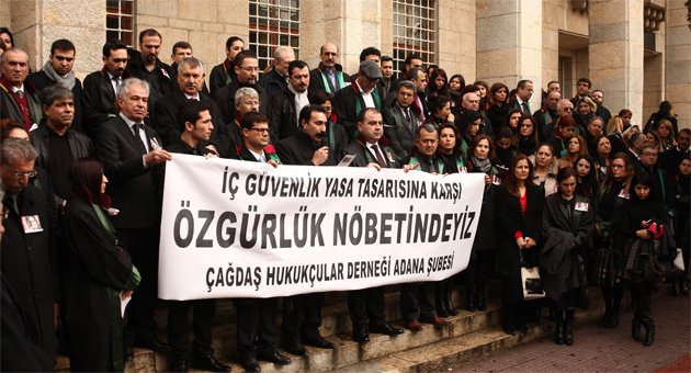Avukatlardan ‘İç güvenlik yasa tasarısı’ tepkisi