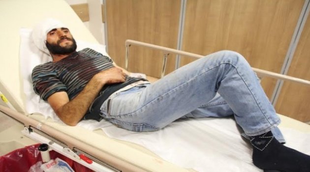 Ayının saldırdığı genç yaralandı