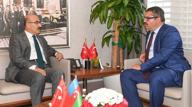Azerbaycan'ın Ankara Büyükelçisi  İbrahim’den Vali Demirtaş’a ziyaret