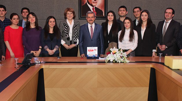 Azeri öğrenciler Ünüvar’ı ziyaret etti