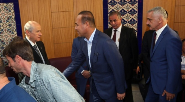 Bahçeli Hemşehrileriyle Bayramlaştı