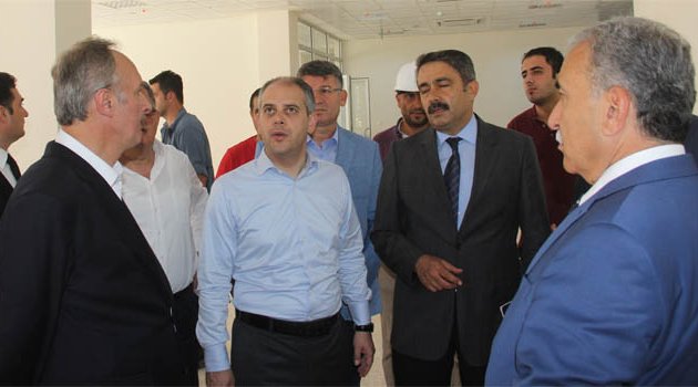Bakan Kılıç yurt inşaatlarını inceledi