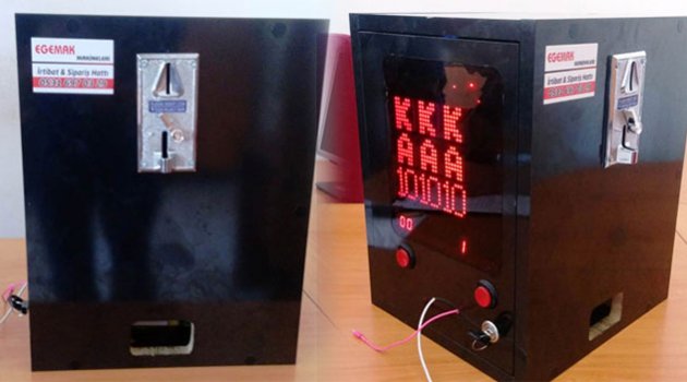 Bakkal şarj makinesinden kumar makinesi yaptı