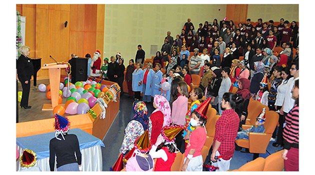 Balcalı’da çocuklar için yılbaşı eğlencesi