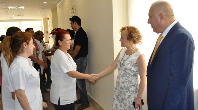 Balcalı Hastanesi’nde bayramlaşma