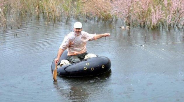 Balık tarlaya çıktı!