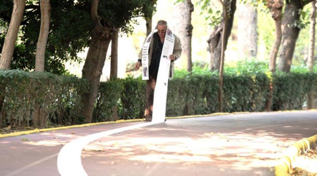 Başbakan’a 136 metre uzunluğunda mektup