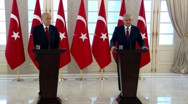 Başbakan Yıldırım, Bahçeli'den bugün için randevu istedi