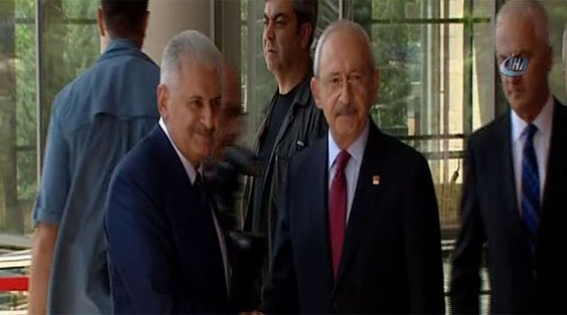 Başbakan Yıldırım, CHP Genel Merkezi’nde