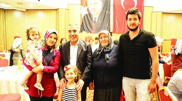 Başkan Çelikcan şehit aileleri ile iftarda buluştu