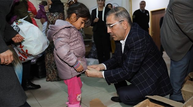 Başkan Çelikcan, Suriyeli ailelere sahip çıktı
