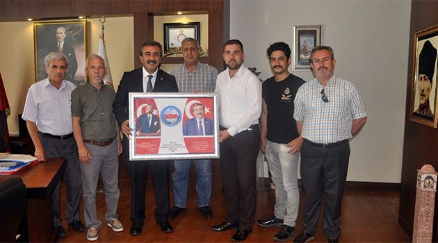 Başkan Çetin’e Balkan Türklerinden teşekkür ziyareti