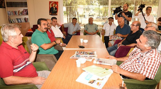 Başkan Çetin'den çat kapı ziyaretler