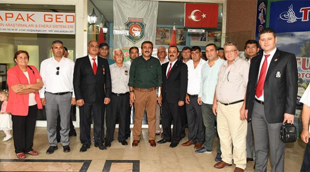 Başkan Çetin'den gazilere ziyaret