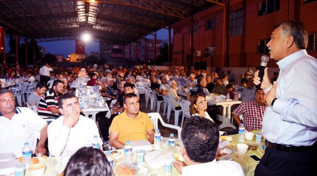 Başkan Karalar İmamoğlu’nda iftar verdi