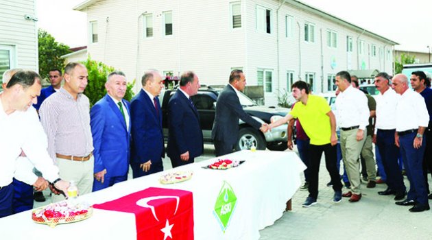 Başkan Sözlü, ASKİ personeliyle bayramlaştı