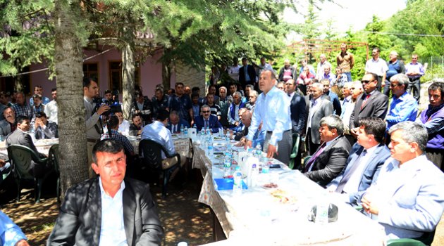 Başkan Sözlü’den, Aladağ’a su, yol ve otobüs müjdesi
