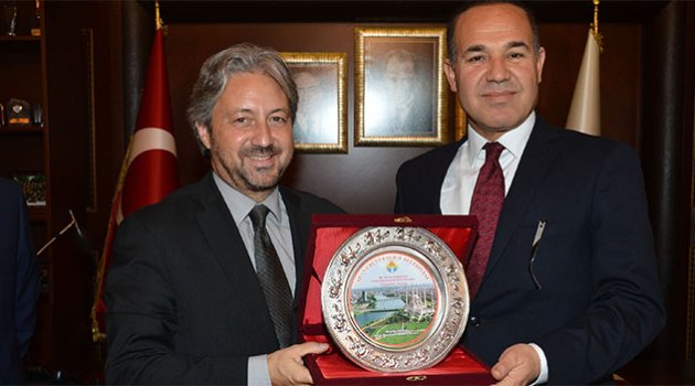 Başkan Sözlü, Fransız diplomatı ağırladı