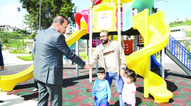 Başkan Sözlü parkları yerinde inceledi