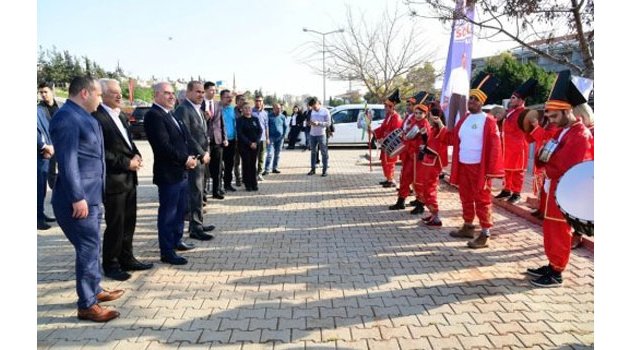 Başkan Sözlü’yü ’Engelsiz Mehter Takımı’ Karşıladı