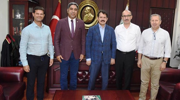 Başsavcı Yeldan, Baro BAŞKANI Küçük’e veda ziyaretinde bulundu