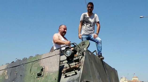 Beş dakikada tank kullanmayı öğrenen Rizeli o anları anlattı
