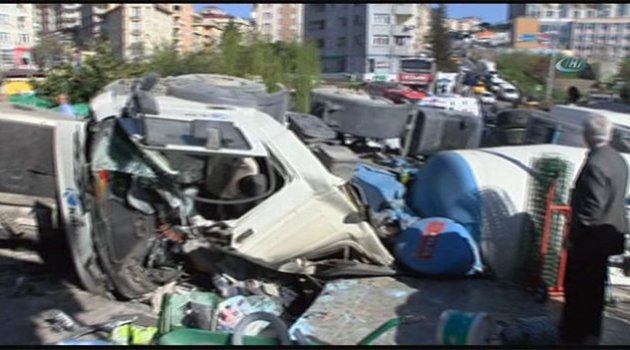 Beton mikseri dehşet saçtı: 2 ölü