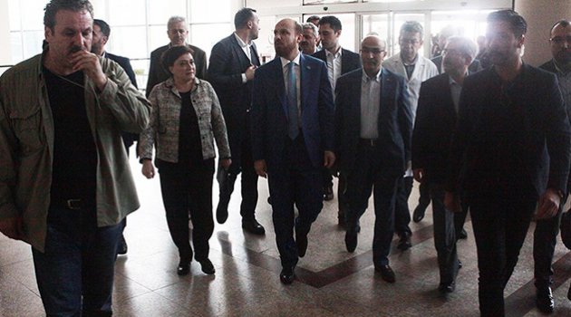 Bilal Erdoğan, Miting Yolunda Yaralanan Kazazedeleri Hastanede Ziyaret Etti