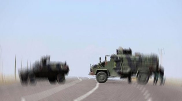 Bomba yüklü araç imha edildi