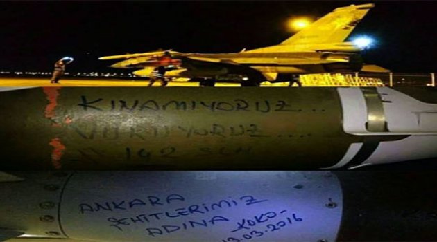 Bombaların üzerinden PKK'ya net mesaj