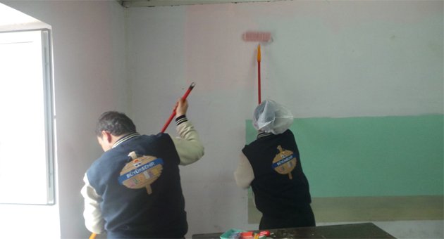 Büyükşehir Atölye Ekibi köy okullarında