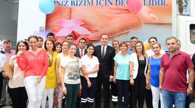 Büyükşehir’den gezici dijital mamografi cihazı hizmeti