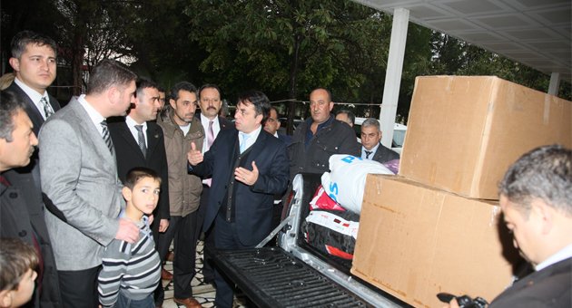 Büyükşehir’den savaş mağduru Türkmenlere yardım