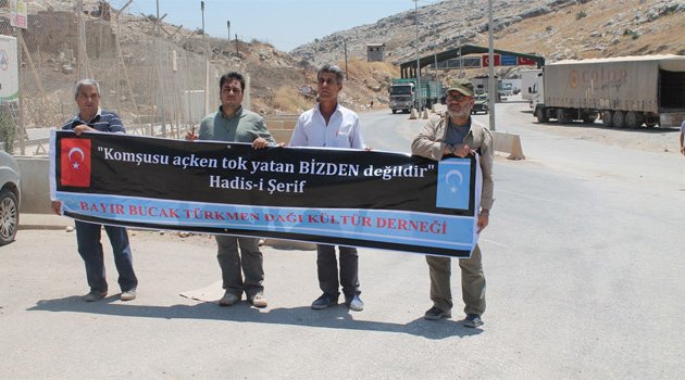 Büyükşehir’den Türkmenlere Kadir Gecesi gıda ve su desteği