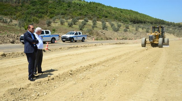 Büyükşehir, stratejik öneme sahip yolu tamamlıyor