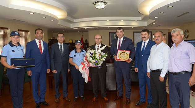 Büyükşehir zabıtasından şükran ziyaretleri