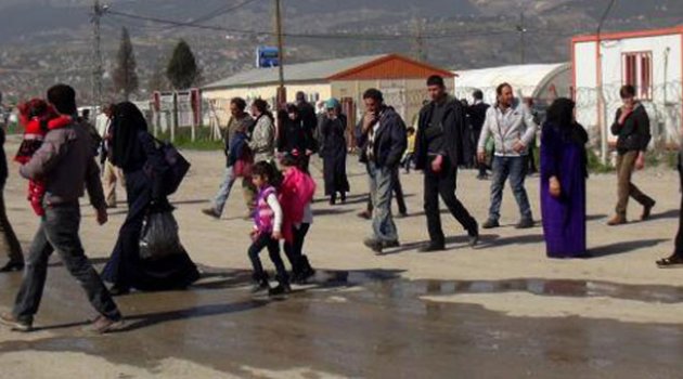 Çadır kentte yangın paniği